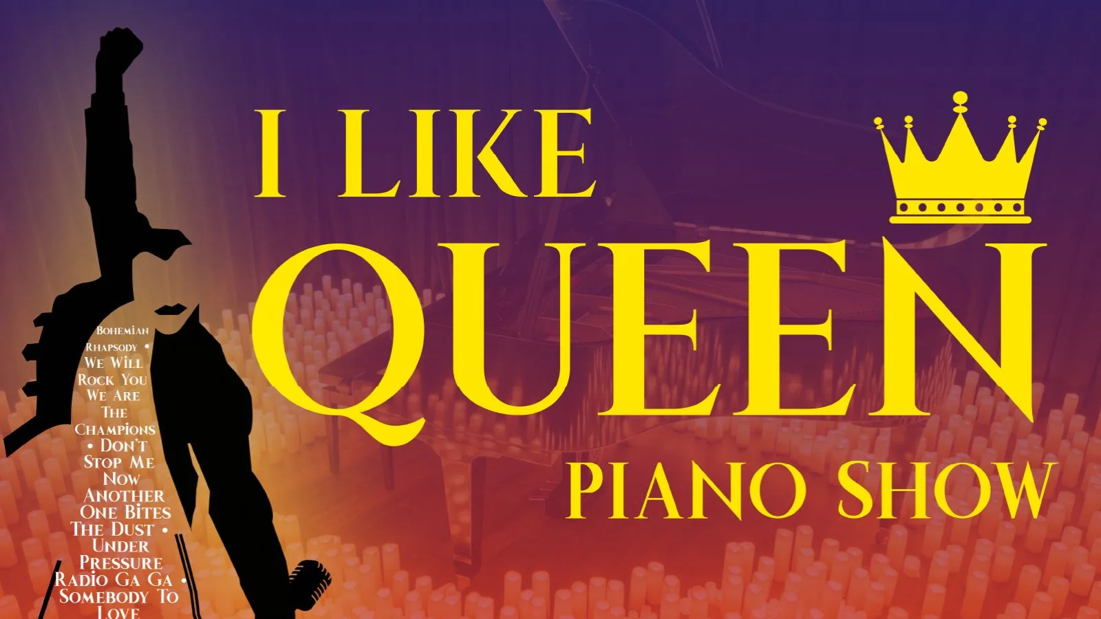 Plakat koncertu I like Queen