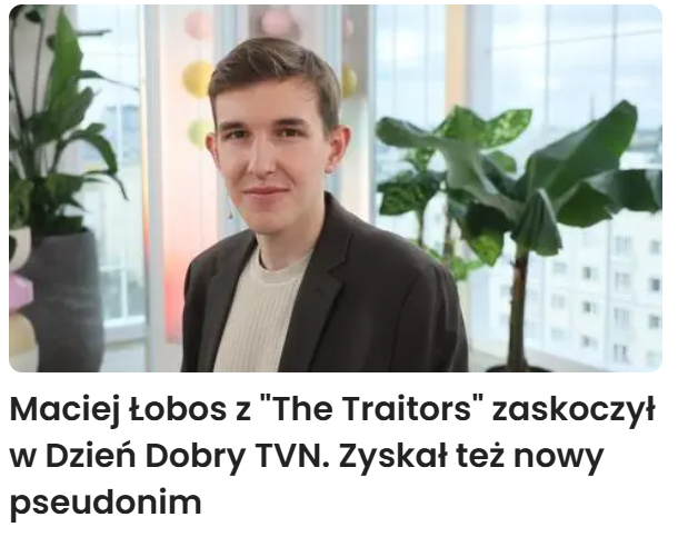 Maciej Łobos w Dzień dobry TVN